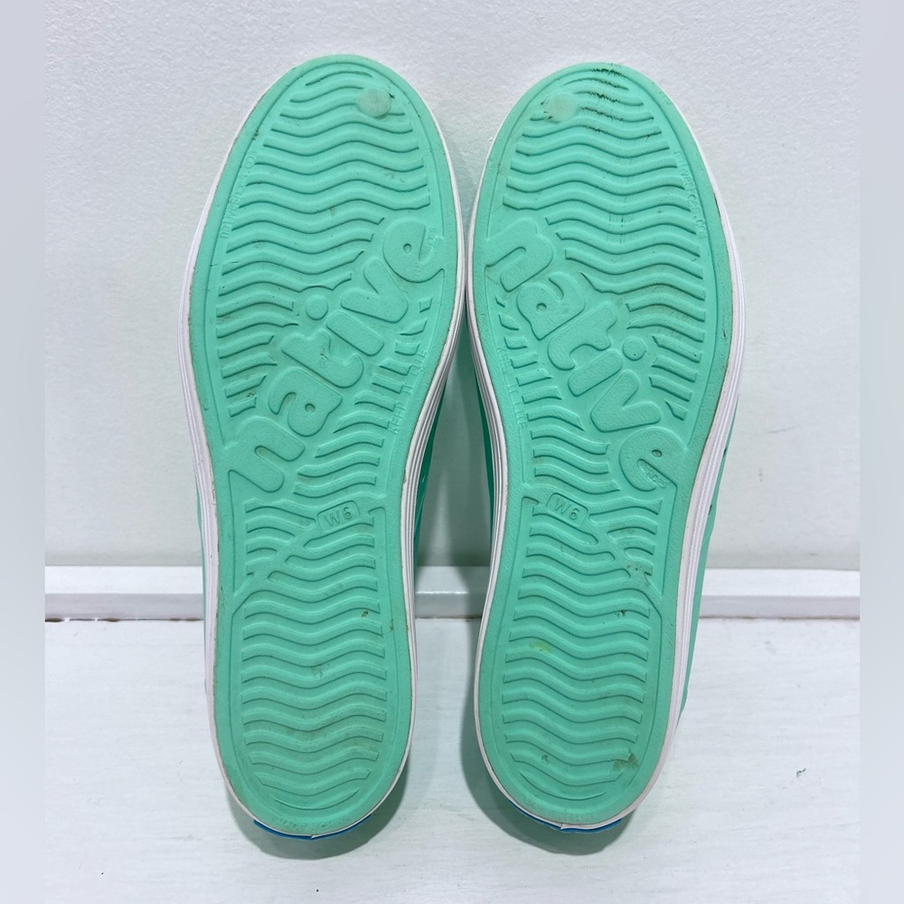 Native Women’s Jericho Mint Green Slip-On Shoes Size 6 - Picture 11 of 11